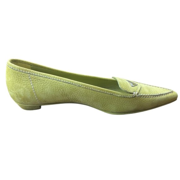 Vintage Prada Green Flats - Picture 6 of 9